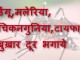 डेंगू,मलेरिया, चिकनगुनिया,टायफाइड बुख़ार दूर भगाये – Dengue, Chikungunya, Malaria & Typhoid home remedies डेंगू,मलेरिया, चिकनगुनिया,टायफाइड बुख़ार दूर भगाये - Dengue, Chikungunya, Malaria & Typhoid home remedies