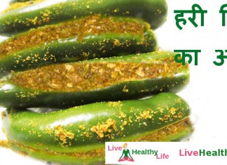 हरी मिर्च का अचार – Green Chili Pickle green chili pickle