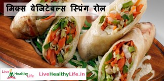 मिक्स वेजिटेबल्स स्प्रिंग रोल – Mix Vegetable Spring Rolls Mix Vegetable Spring Rolls