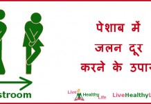 पेशाब में जलन दूर करने के उपाय - Home Remedies for Pain and burning during urination