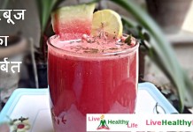 तरबूज का  शर्बत – Watermelon Juice Recipe तरबूज का शर्बत - Watermelon Juice Recipe