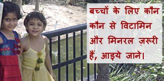 कौन कौन से विटामिन और मिनरल ज़रूरी हैं बच्चों के लिए, जरूर जाने – Important vitamins mineral iron for kids बच्चों के लिए कौन कौन से विटामिन और मिनरल ज़रूरी हैं, आइये जाने।