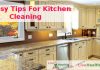 रसोई की सफाई करने के आसान टिप्स Easy Tips For Kitchen Cleaning Easy Tips For Kitchen Cleaning