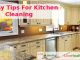 Easy Tips For Kitchen Cleaning