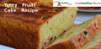 Tutty Fruiti Cake Recipe