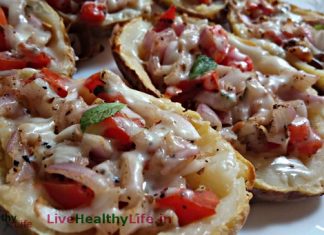 baked potato - बेकड पोटैटो