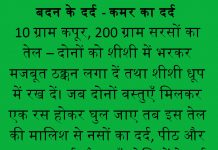 बदन के दर्द – कमर का दर्द बदन के दर्द - कमर का दर्द
