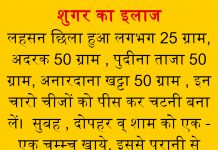 शुगर का इलाज – effective home remedies for diabetes