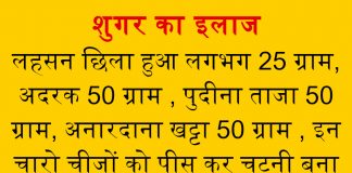 शुगर का इलाज – effective home remedies for diabetes
