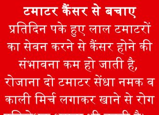 टमाटर खाने से टलता है कैंसर का खतरा