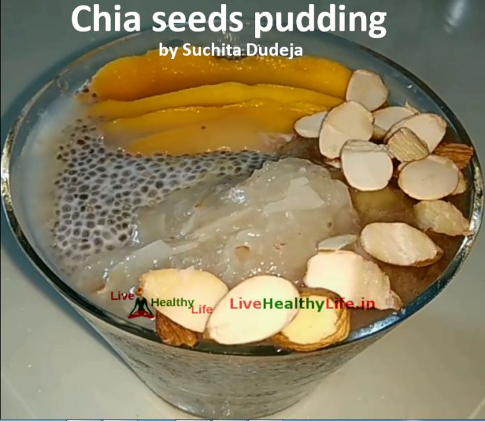Chia seeds pudding is the perfect healthy breakfast
