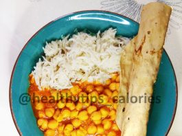 Chickpeas/ Garbanzo beans Curry - chhole chawal