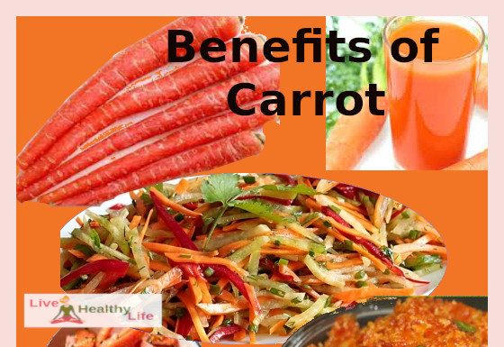 गाजर के लाभ – Benefits of Carrot in hindi