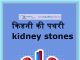 किडनी की पथरी kidney stones – Symptoms and causes in Hindi kidneystones